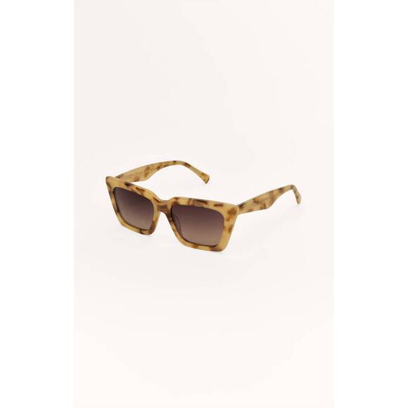 NEW Z SUPPLY women's feel good sunglasses in blonde tort gradient polar